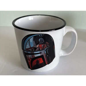 Star Wars The Mandalorian Coffee Cup Mug 20 oz‎ Din Djarin Razor Crest Ceramic